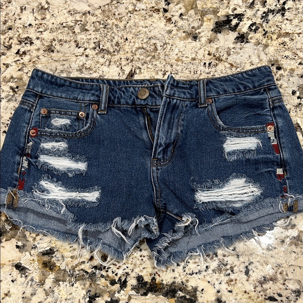 American Eagle Distressed Shorts
